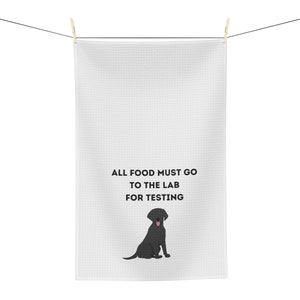 All Food Must Go to the Lab for Testing - Black Lab