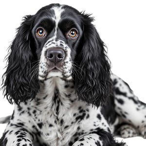 Englischer Springer Spaniel Hund: Laser geschnitten Design auf Metall Holz Porzellan Glas Projekt, druckbare Wandkunst (digitaler Download)