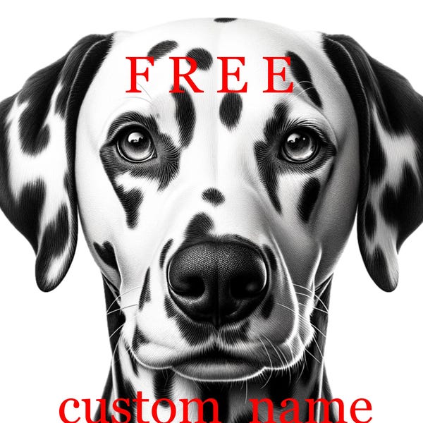Dalmatian dog portrait svg bundle, laser cut design, digital download
