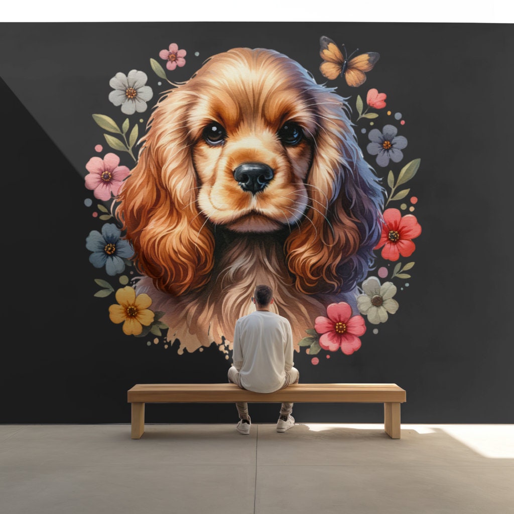 English Cocker, American Cocker Spaniel, Cocker Spaniel Svg, Pet Lover ...