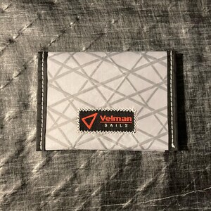 Carbon Double Platinum Sail Canvas Wallet (Grey, Black) Flex