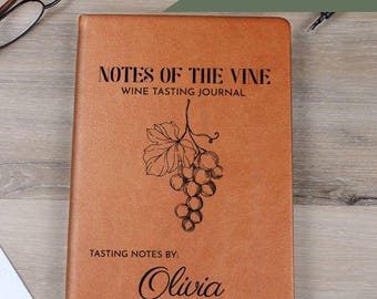 Wine Tasting Notebook - Vineyard Blank Journal Gift for Wine Lovers