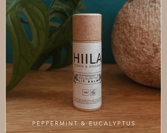 Organic, Vegan, Natural Lip Balm - Peppermint & Eucalyptus