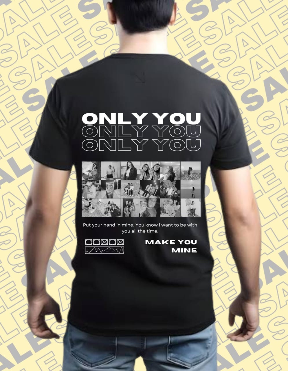 Tshirt Only You PERSONALIZED Only You Custom Photo Shirt Girlfriend Collage T shirt Girlfriend T shirt Valentine s Day Shirt Etsy