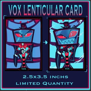 Carte lenticulaire Vox du Hazbin Hotel