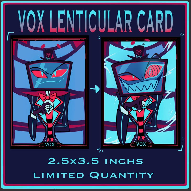 Hazbin Hotel Trading Cards - Etsy