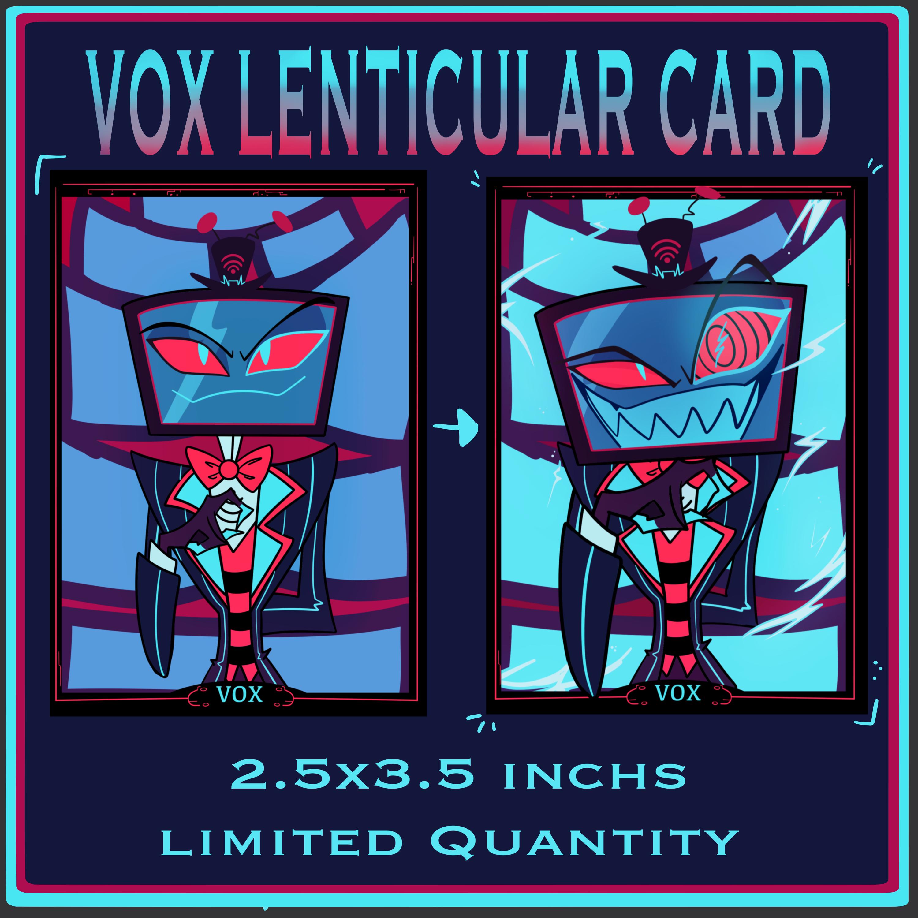 Hazbin Hotel Vox Lenticular Card - Etsy