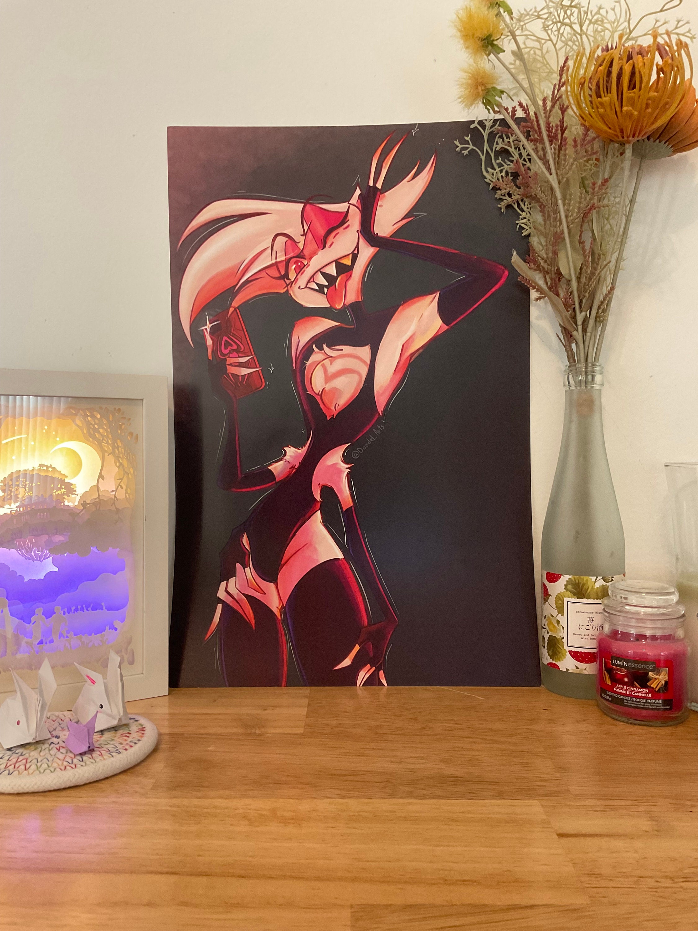 HazbinHotel エンジェルダスト レンチキュラーポスター ハズビンホテル エンジェルダスト ポスター Hazbin Hotel - ポスター
