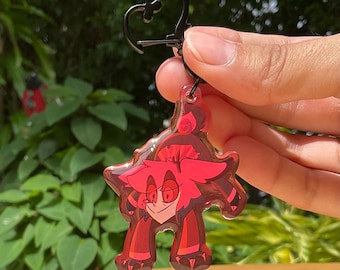 Hazbin Hotel Alastor Tail KeyChain (PRE-ORDERS )