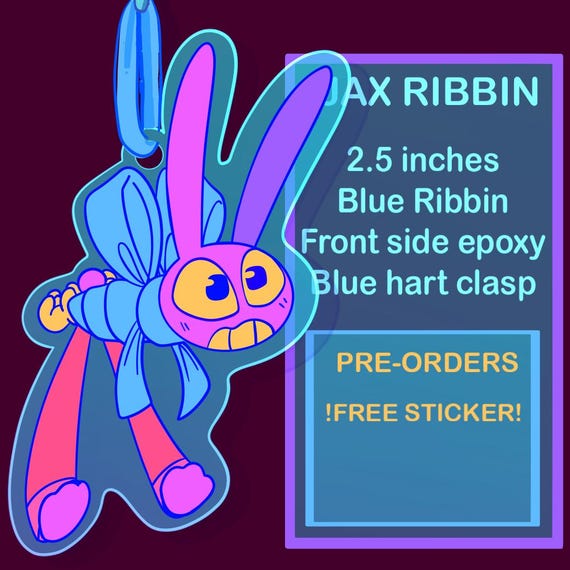 TADC Jax Ribbon Keychain (PRE-ORDERS)