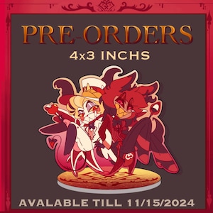 Hazbin Hotel RadioApple spin standee