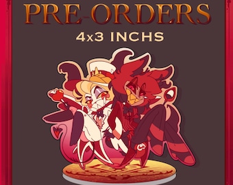 Hazbin Hotel RadioApple spin standee