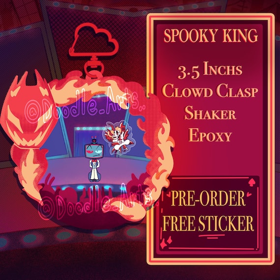 Hazbin Lucifer spooky shaker ( B GRADES )