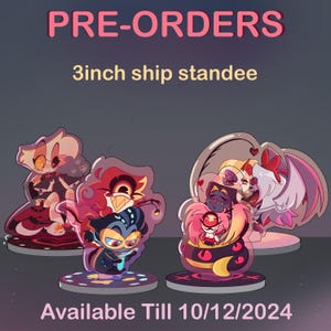 Hazbin Hotel Ship Standees (PRE-ORDERS)