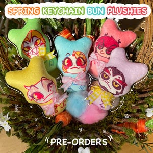 Hazbin Hotel Plush Bunny Keychain