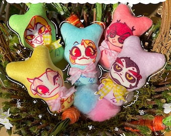 Hazbin Hotel Plush Bunny Keychain