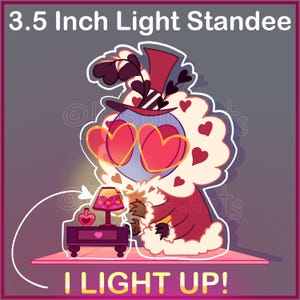 Hazbin Hotel Light Standee Valentino ( PRE-ORDERS )