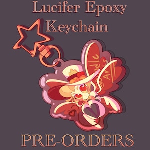 Hazbin Hotel Lucifer Morningstar Keychain