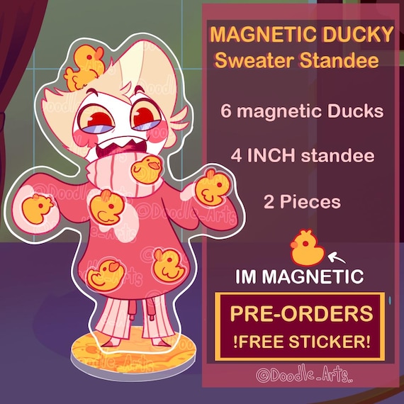 Hazbin Hotel Lucifer Ducky Sweater Standee ( PRE-ORDERS)
