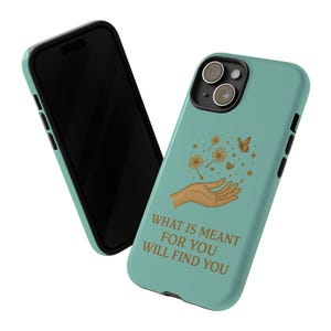 Inspirational Tough Cases - Motivational Spiritual Phone Case, Uplifting Encouraging Cover, Inspirational Quote Gift, Protective Phone