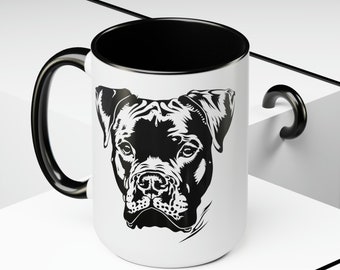Taza de café para perros Boxer, taza de café para amantes de las mascotas, regalo para padres de mascotas, taza de café para perros