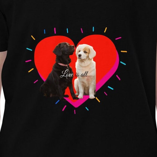 Tierische Abenteuer" Kinder-T-Shirt: Katzen & Hunde Edition aus Bio Baumwolle