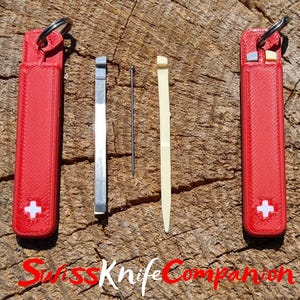 EDC-sleutelhanger, pincet, tandenstoker, pin, Swiss Knife Companion