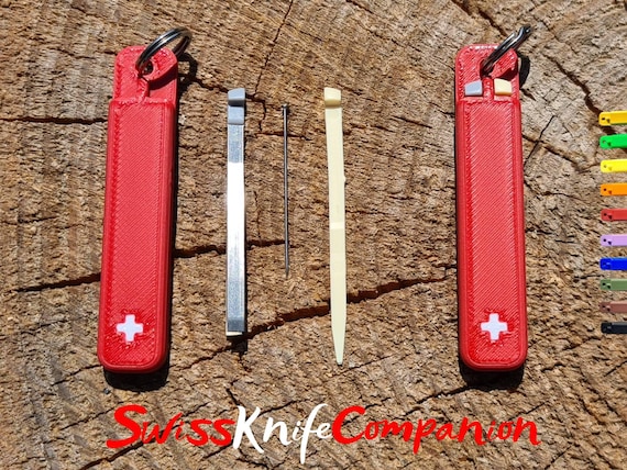 EDC Keychain Tool, Tweezers, Toothpick, Pin, Swiss Knife Companion