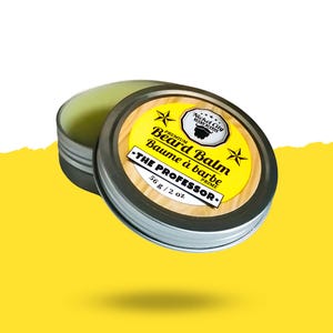 The Professor Beard Balm (56g) | Cedar, Sweet Vanilla Cigars | Style and Sculpt | Infused with Beeswax, Coconut, Grapeseed and Shea Butter
