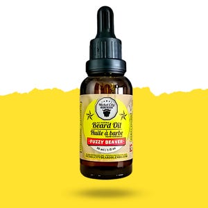 Fuzzy Beaver Bartöl Conditioner (30ml) | Pfannkuchen mit Ahornsirup | Ganz natürliche Feuchtigkeitscreme | Mit Avocado-, Rizinus- und Jojobaöl angereichert