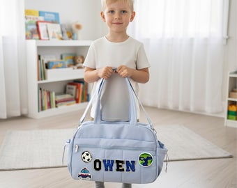Custom Duffel Bag : Personalized Chenille Letter Duffel Bag, Ballet Dance Duffel, Waterproof Inner Bag, Dance Bag, Sport Bag, Overnight Bag
