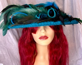 Peacock Feather Hat