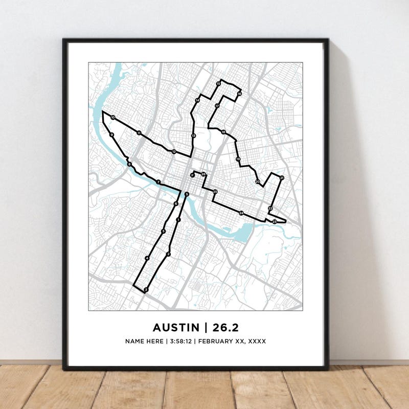 Austin Map - Etsy