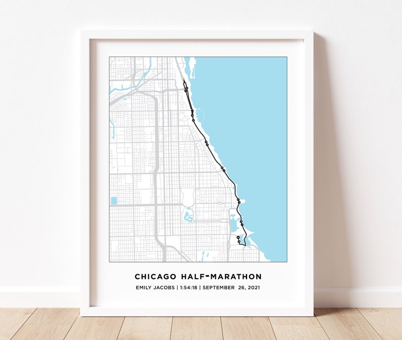 Chicago Half Marathon 2025 May 19 Route Map Ardyth Ulrike