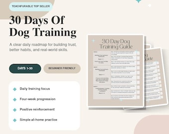30 Days of Training your Puppy Planner 2 Variations