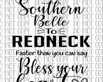 Southern Belle, redneck, bless your heart png