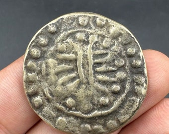 Ancient Burmese Pyu Culture Silver Plated Coin - Kingdom Of Bekthano