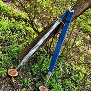 Personalized Longsword, Handmade Medieval Sword, Personalized Gift for Collectors, Groomsmen, Birthday Gift for Boyfriend Father's Day Gift