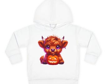 Halloween Toddler Hoodie, Cute Fleece Pullover for Kids, Festive Fall Apparel, Cozy Sweater for Toddlers, Baby Costume, Toddler Halloween
