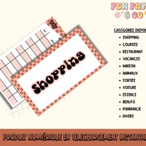 Sobres económicos tipo billetera | PARA IMPRIMIR Y LAMINAR | Rosa y marrón