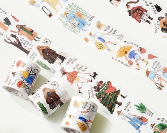 Nonchalant Washi Tape Sticker Set