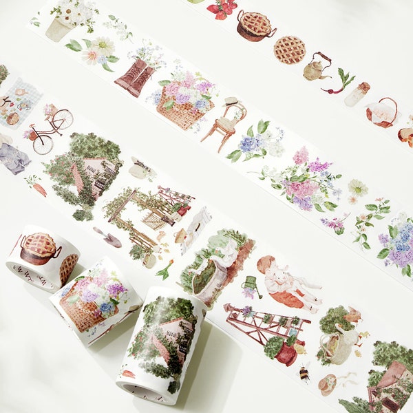 Cottage Charme Washi Tape Sticker Set