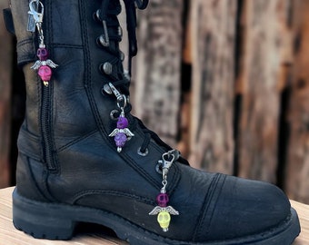 Skull Boot Angel, Custom Colors Available
