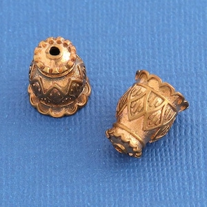 Raw Brass Bead Cap, Large Brass Bead Cap, Jewelry Making Bead Cap, Brass Bead Cap for DIY Jewelry Making Supply