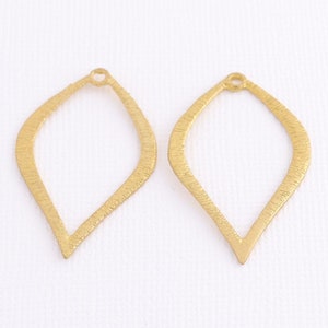 Raw Brass Earring Connectors, Chandelier Earring Connector, Earring Component Jewelry Supply, Earring Findings for DIY Jewelry Making