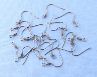 Stainless Steel Silver French Hook Earwires, Jewelry Making Supplies