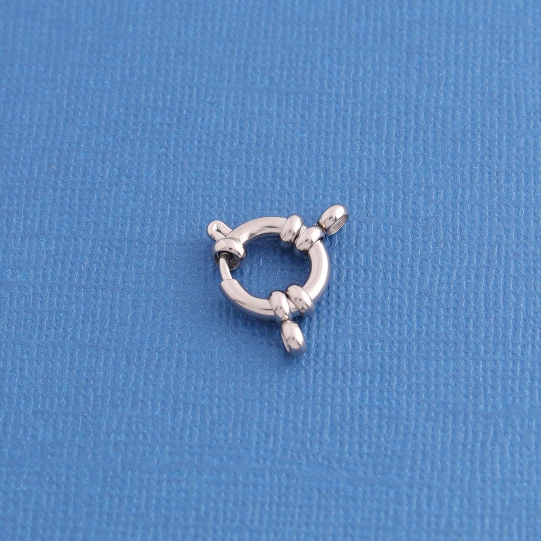 Stainless Steel Spring Ring Clasp, Jewelry Supplies - Etsy