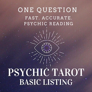1-Question Tarot Reading | Quick & Accurate Psychic Guidance | Intuitive Card Reading for Clarity
