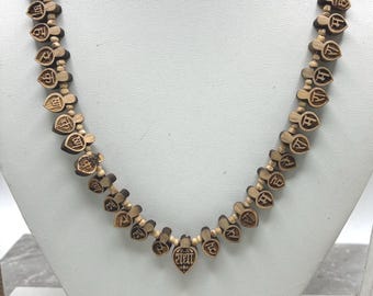 Collar Sri Radha Tulsi de Mayapur- Pure Tulsi mala con el nombre de Radha inscrito