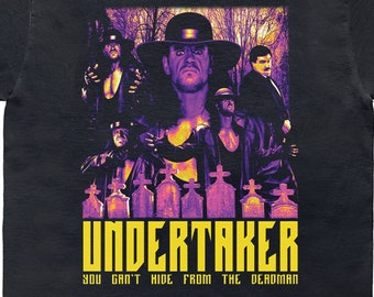 Undertaker Graphic Tee, Vintage 90s Bootleg Style T-Shirt, Retro Shirt